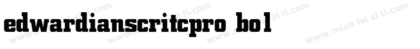 edwardianscritcpro bold字体转换